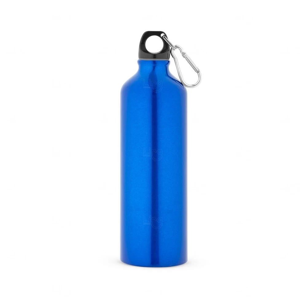 Garrafa 800ml em Alumínio com Mosquetão Personalizada 