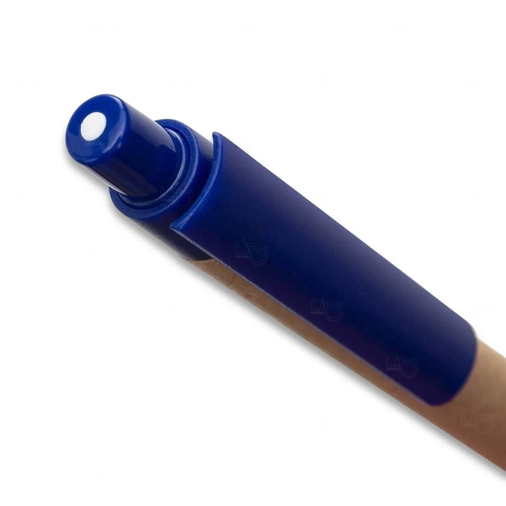 Caneta Ecológica de Papelão com Clip Personalizada 