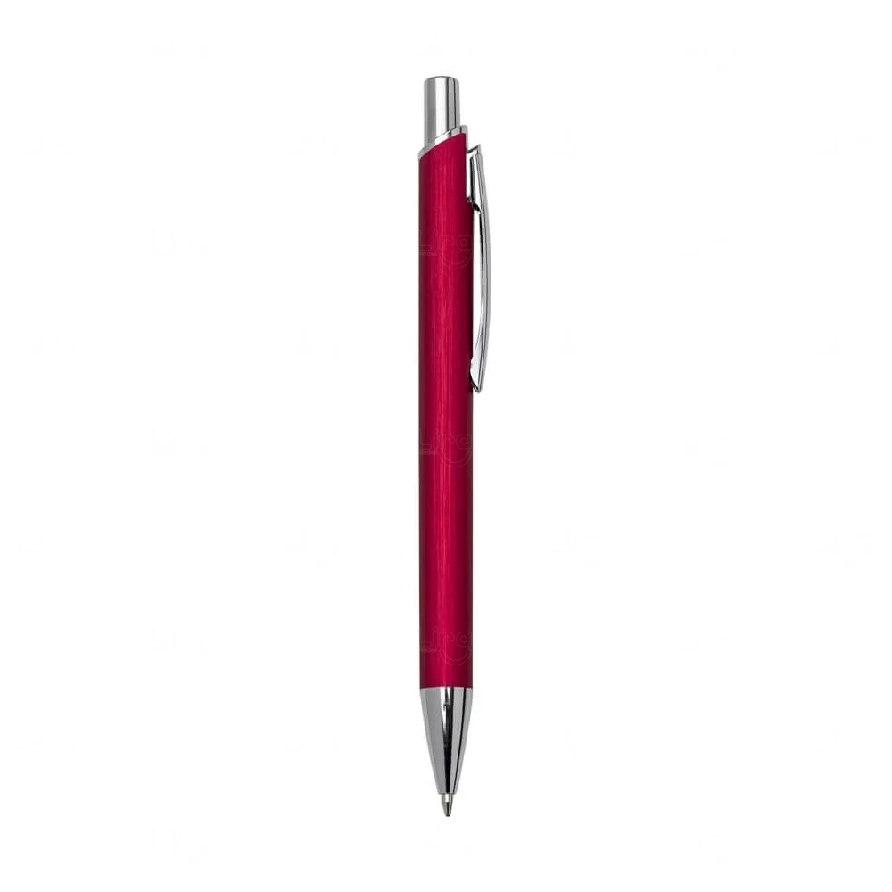 Caneta de Alumínio Personalizada Vermelho
