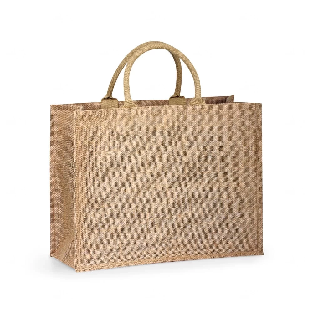 Sacola Ecológica em Juta Personalizada - 43 x 34 cm Natural