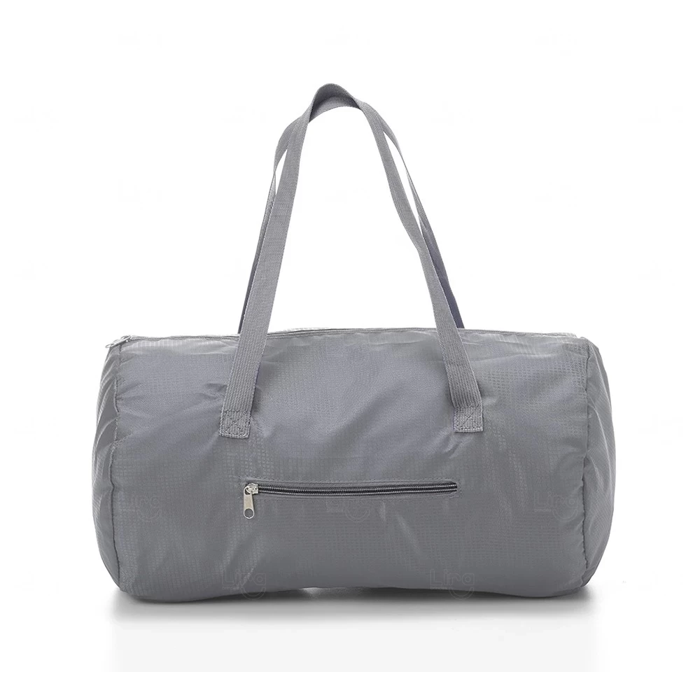 Bolsa Esportiva 23 Litros Impermeável Personalizada Cinza Claro