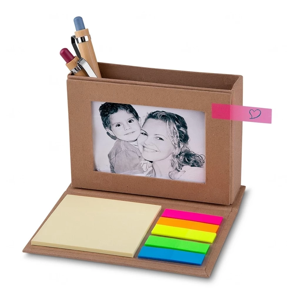 Bloco de Anotações Ecológico Personalizado com Porta Retrato 