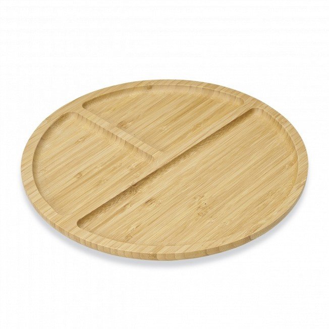Petisqueira de Bambu Grande 30cm Personalizada 