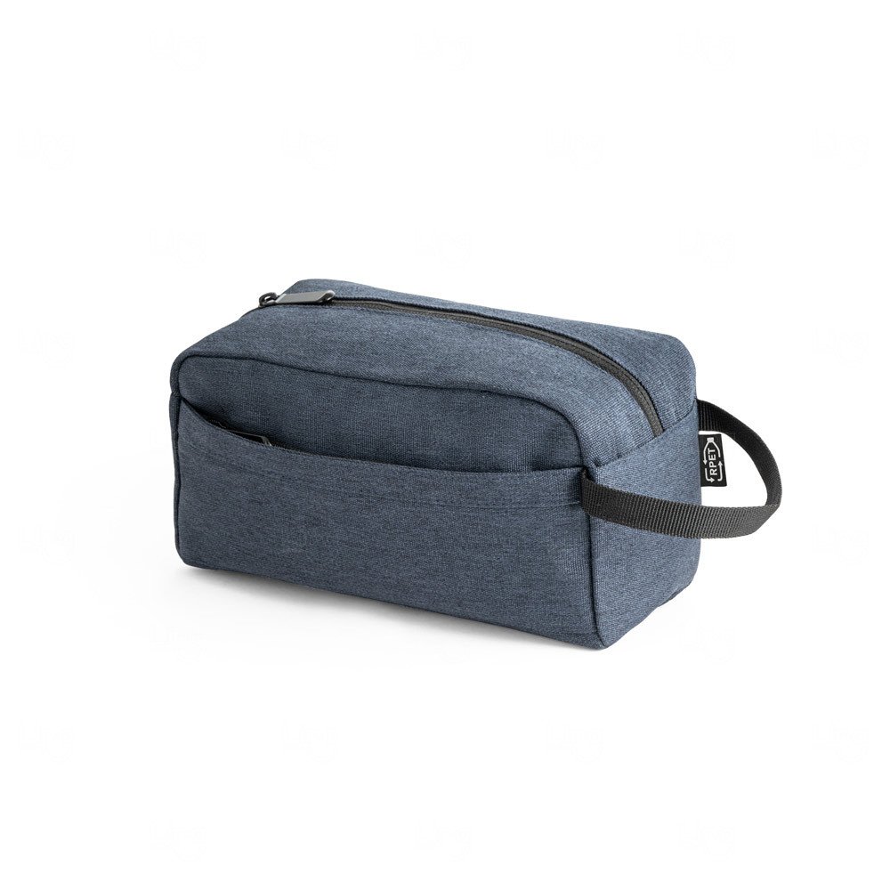 Nécessaire de Poliéster com Zíper Personalizada Azul