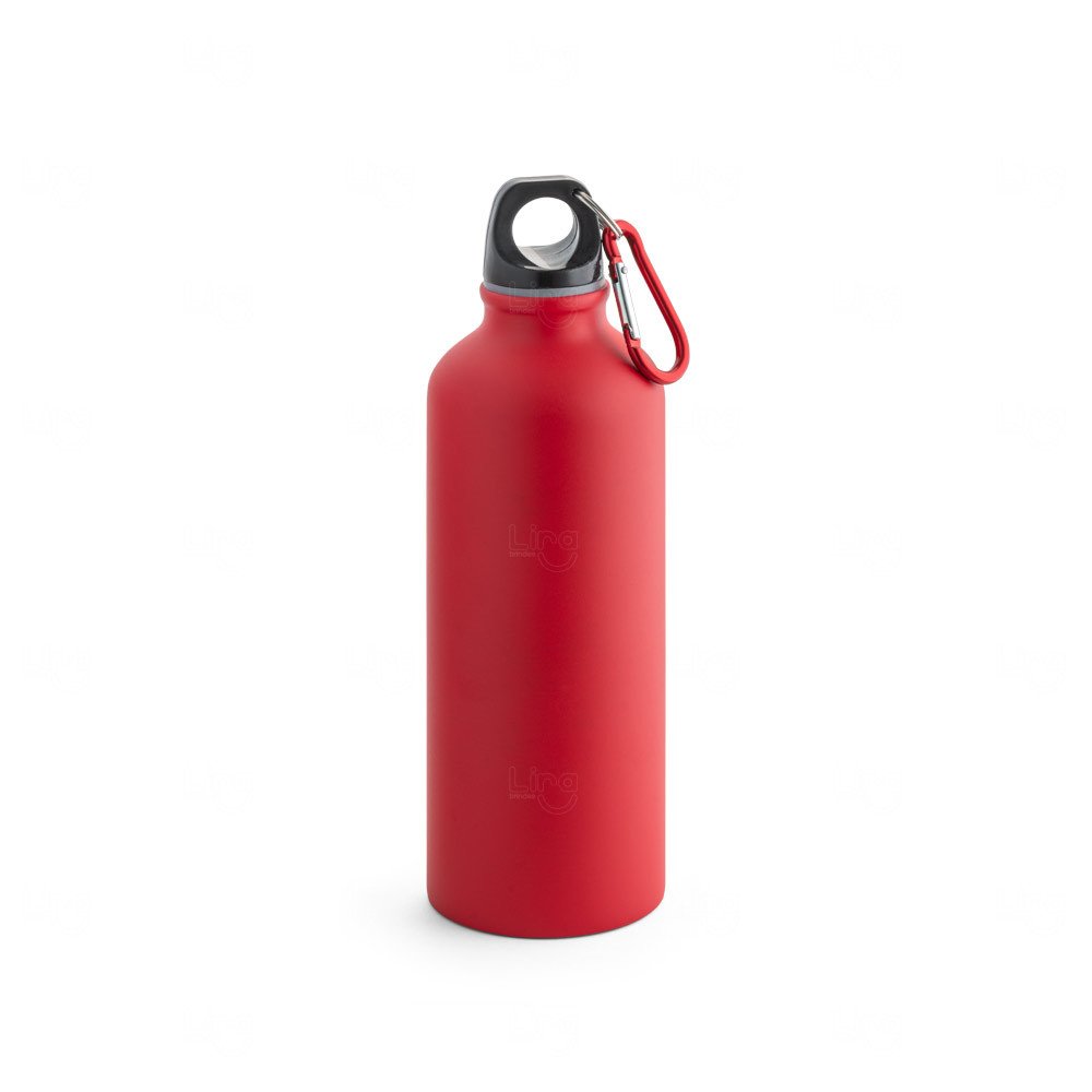 Garrafa de Aluminio Fosca Personalizada - 550ml Vermelho