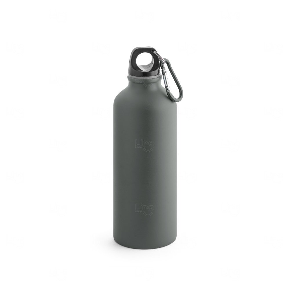 Garrafa de Aluminio Fosca Personalizada - 550ml Cinza