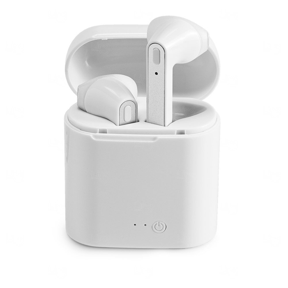Fone de Ouvido Bluetooth Personalizado Branco