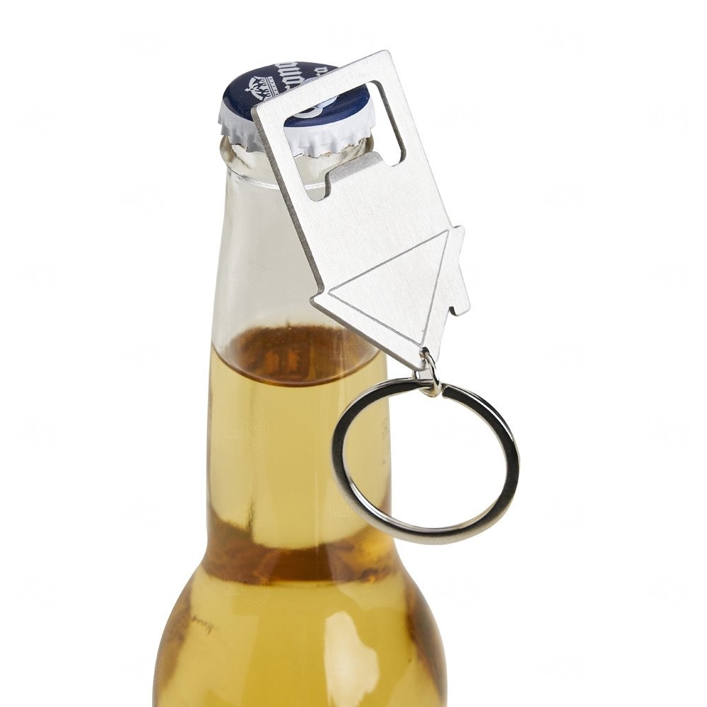 Chaveiro Abridor Casa em Inox Personalizado 