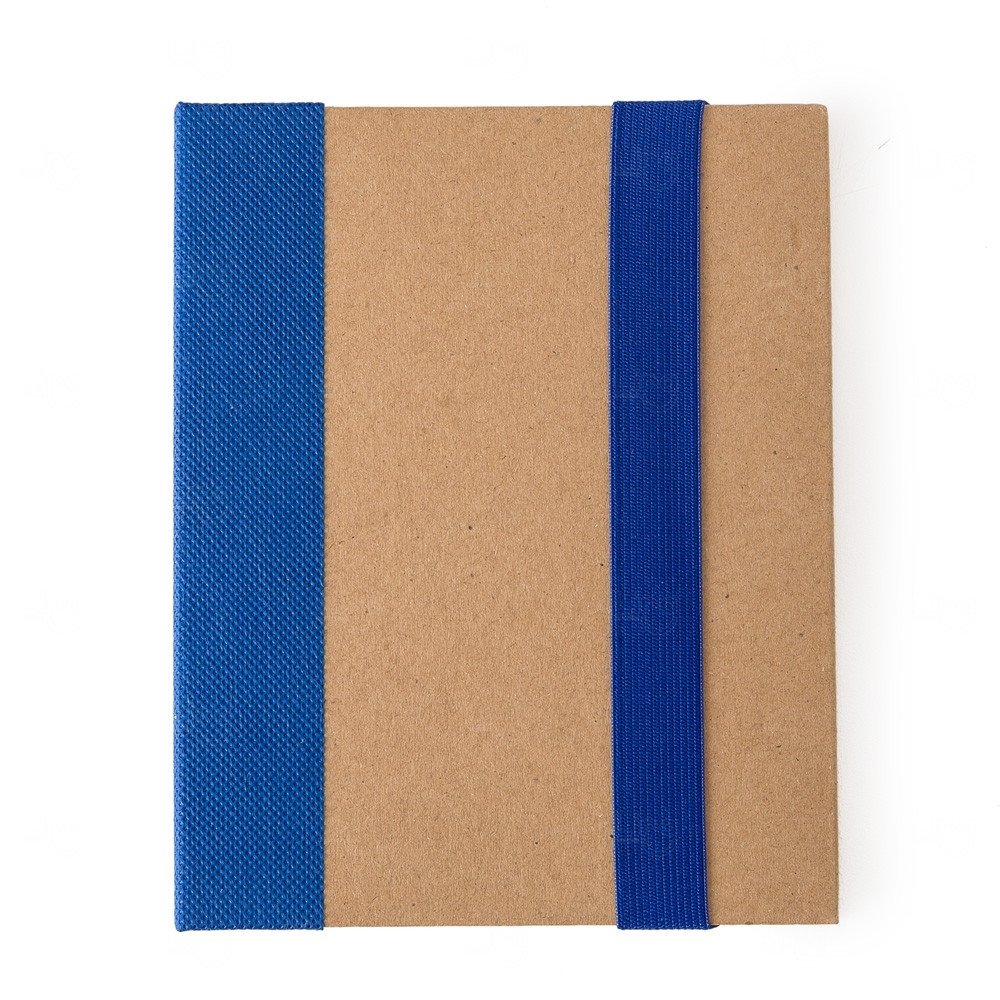Bloco de Notas Ecológico Post-it e Caneta Personalizado - 18x14cm Azul