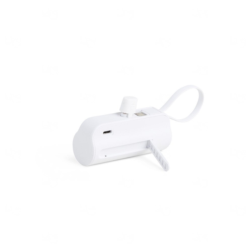 Power Bank 5000mAh Lightning e Tipo-C Personalizado 