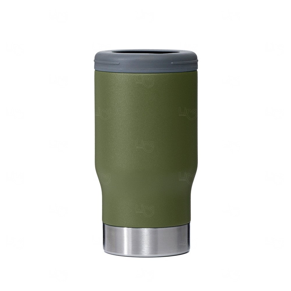 Copo Térmico Multiuso 380ml com Abridor Personalizado Verde