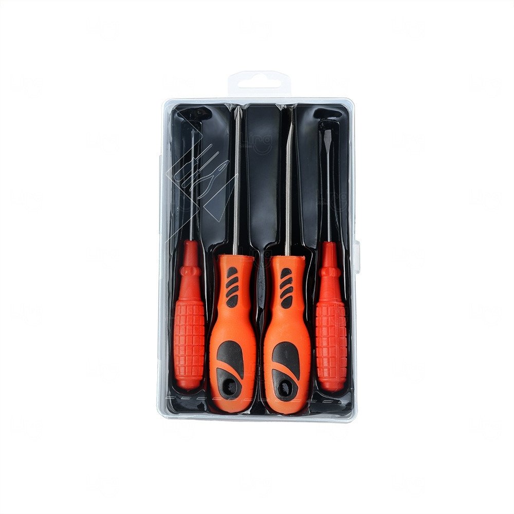 Kit Ferramentas 4 Peças Personalizado Laranja
