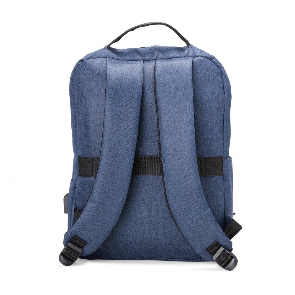 Mochila 26L de Nylon com Couro Sintético Personalizada 