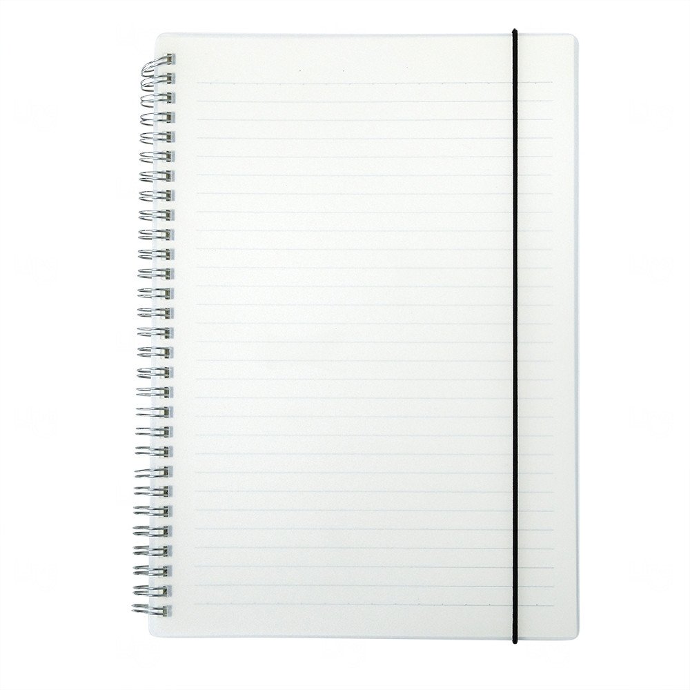 Caderno B5 com Capa Plástica Personalizado - 26 x 19 cm 