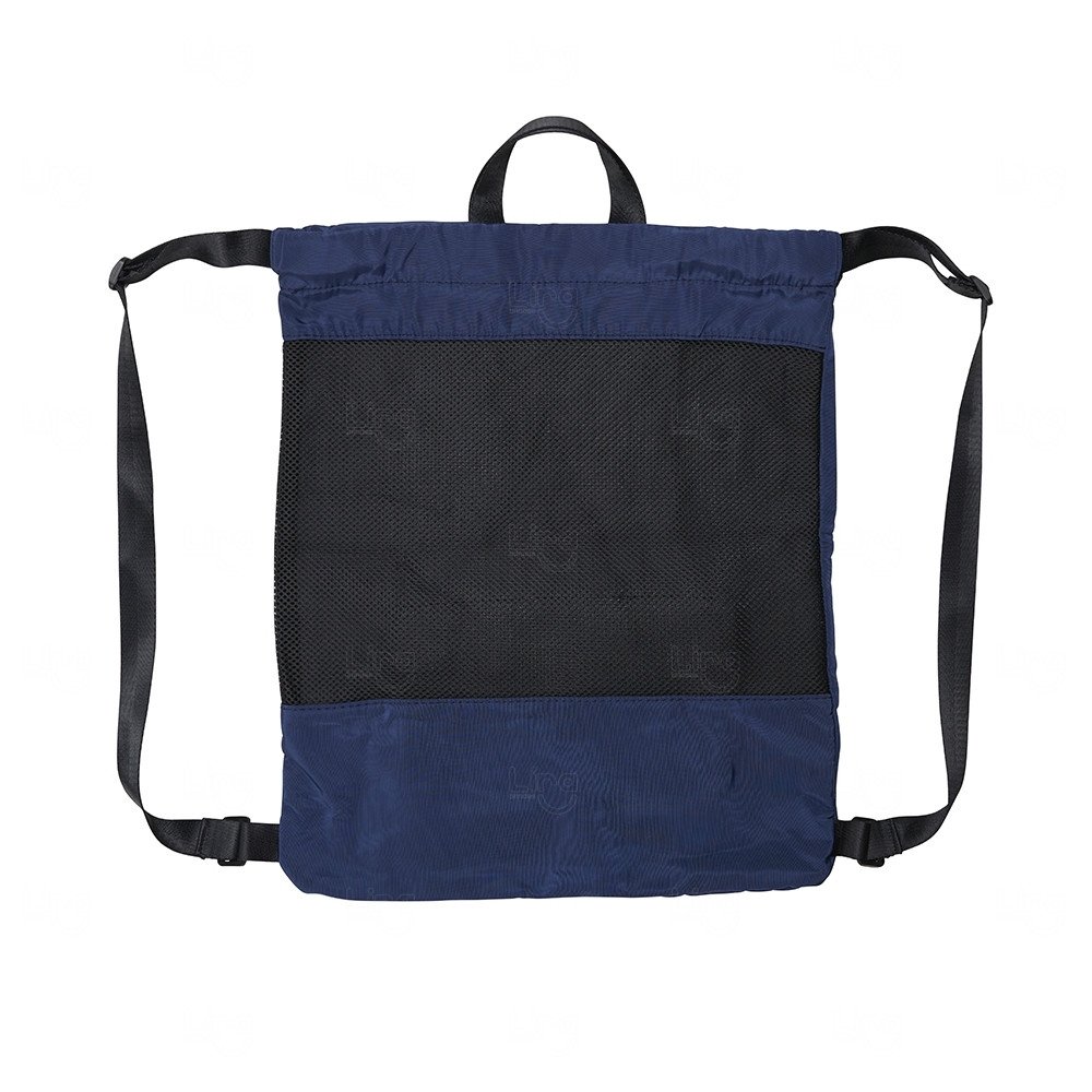 Sacochila com Bolso e Zíper Personalizada - 44 x 37 cm 