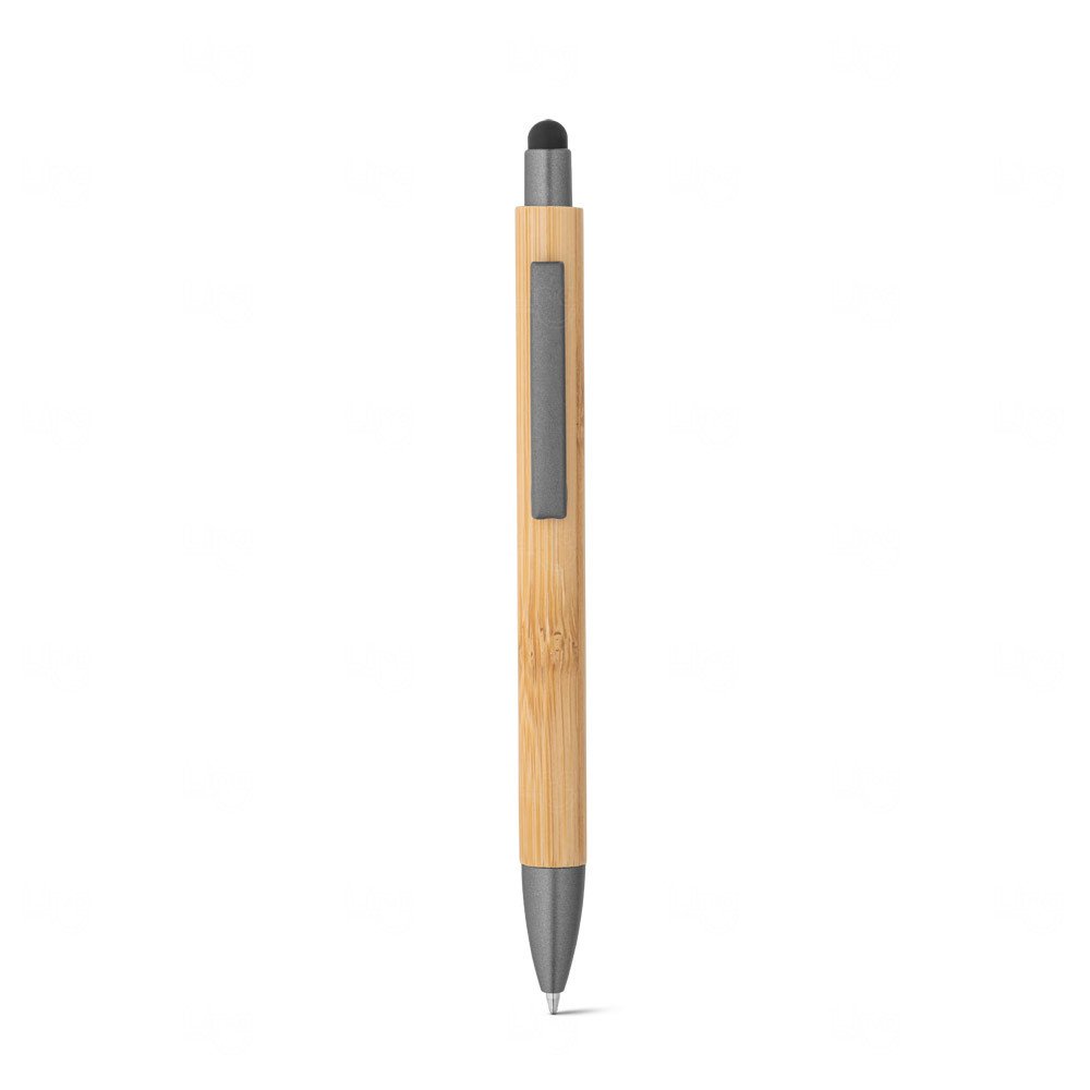 Caneta em Bambu com Touch Personalizada 