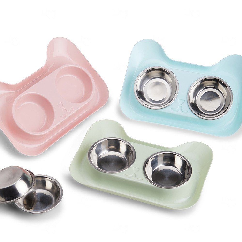Tigela Dupla de Inox para Pets Personalizada 