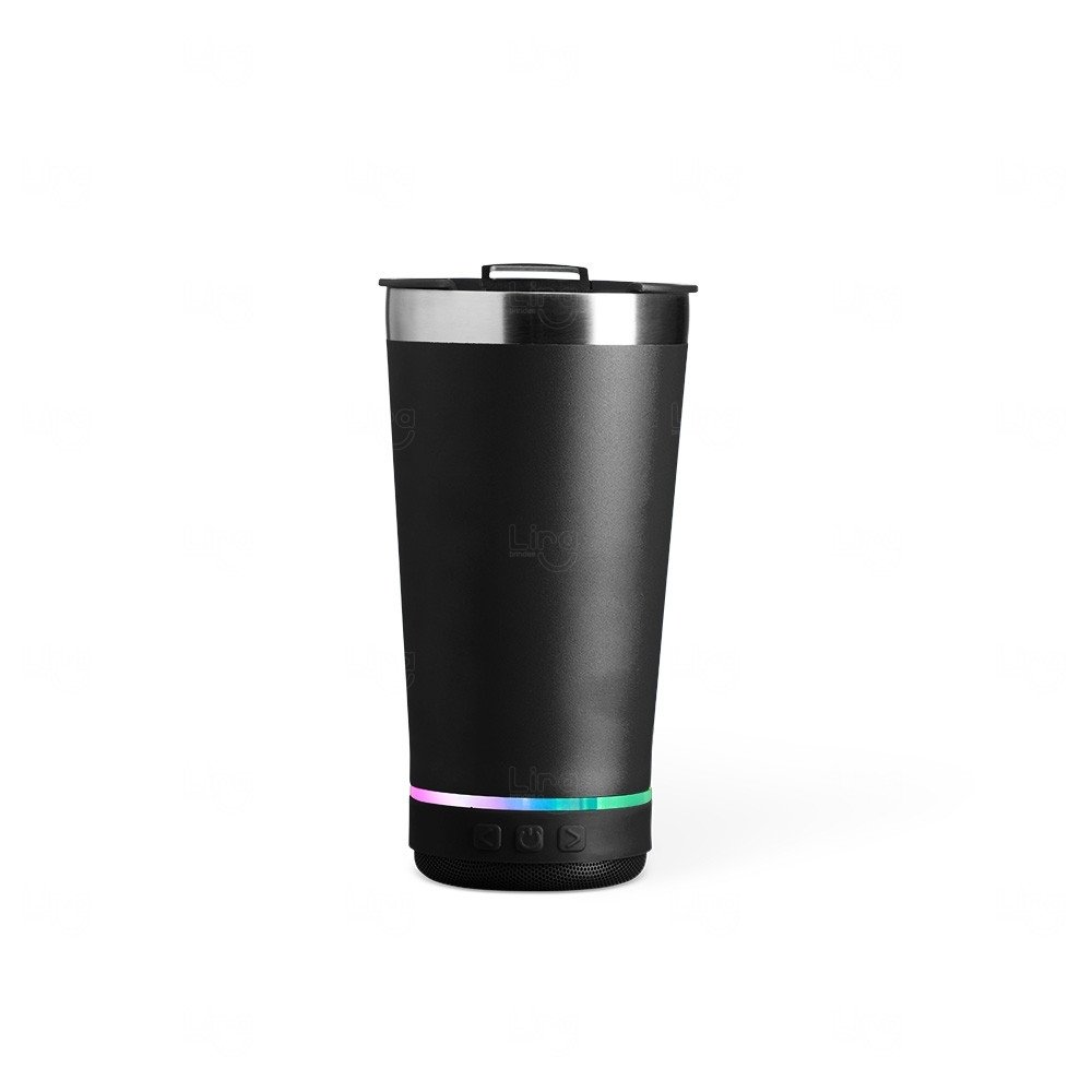 Copo Térmico com Caixa de Som 400ml Personalizado 