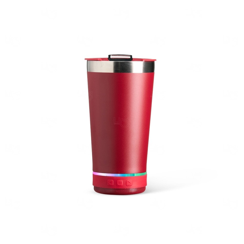 Copo Térmico com Caixa de Som 400ml Personalizado 
