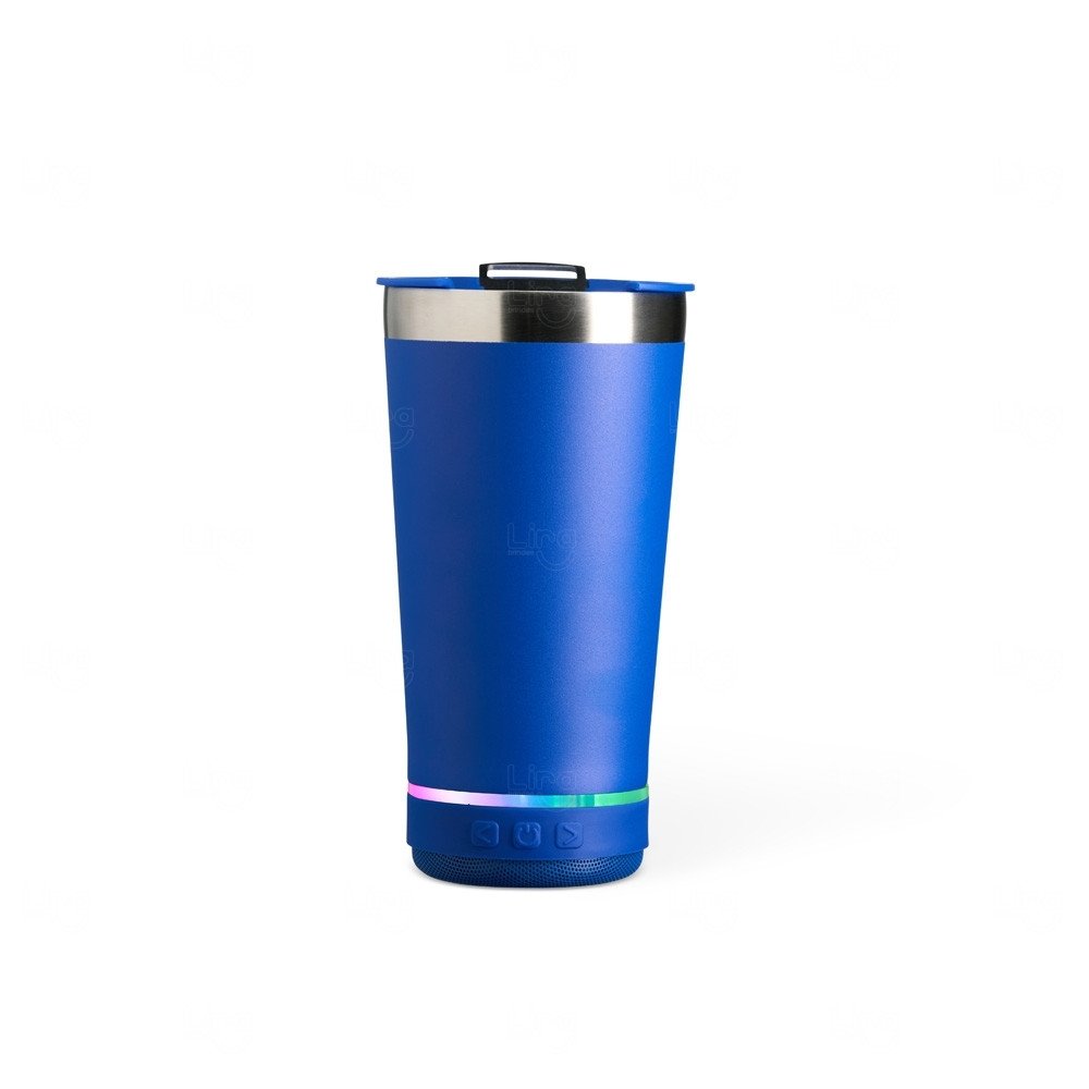 Copo Térmico com Caixa de Som 400ml Personalizado 
