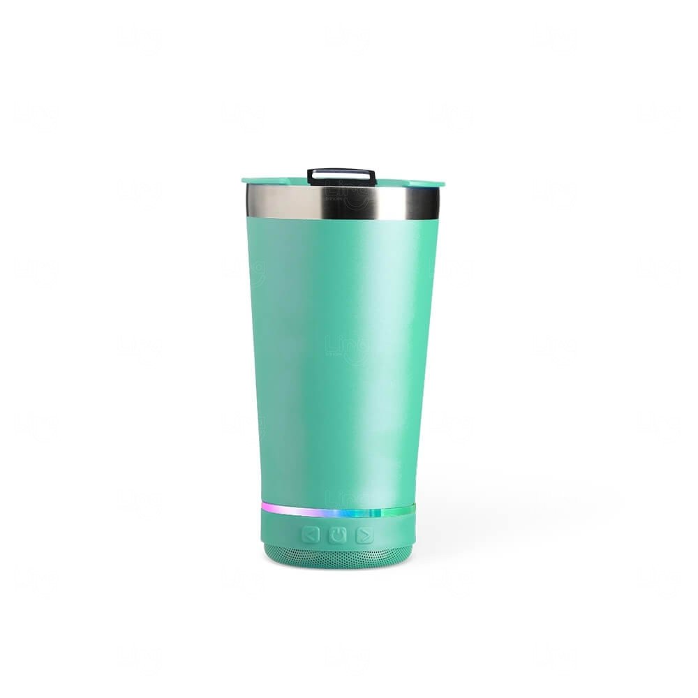 Copo Térmico com Caixa de Som 400ml Personalizado 