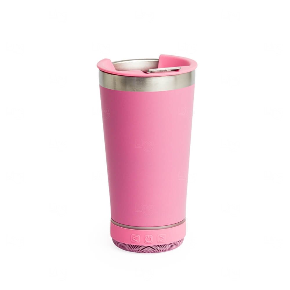Copo Térmico com Caixa de Som 400ml Personalizado 
