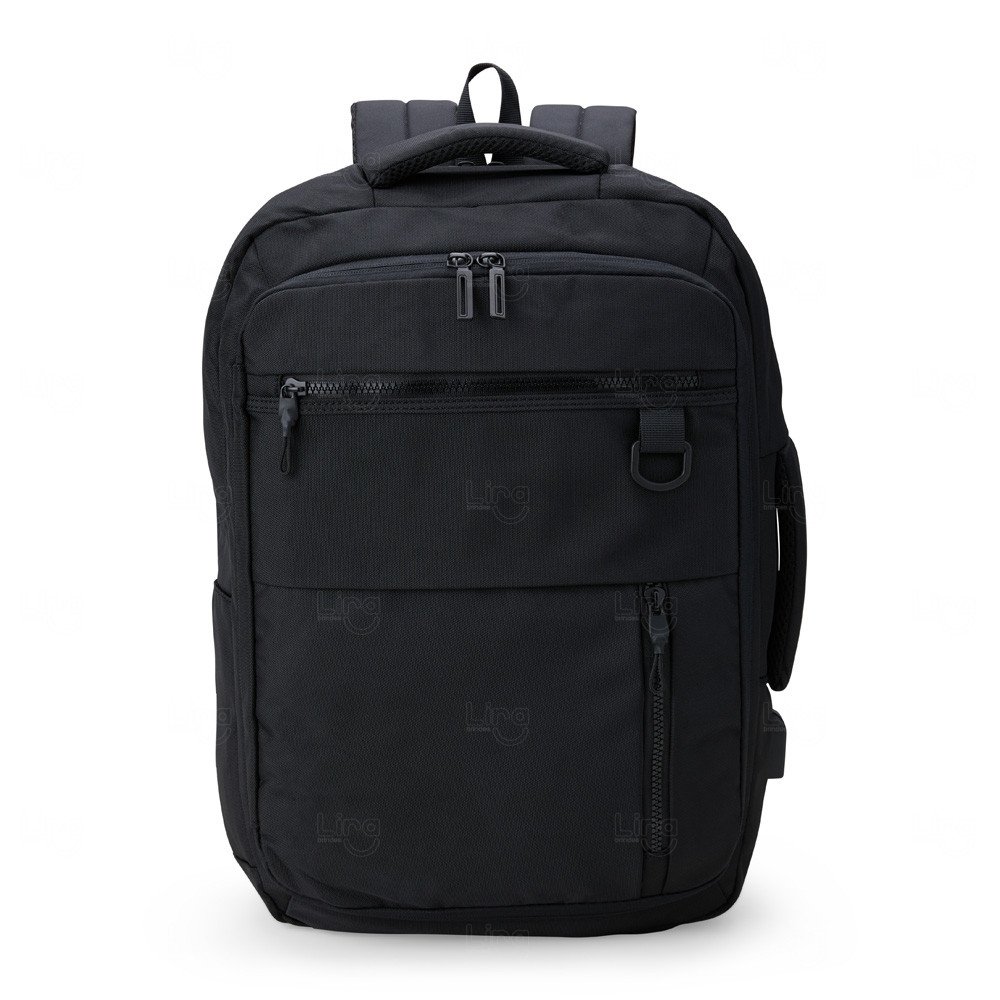 Mochila de Nylon 20L com USB Personalizada 