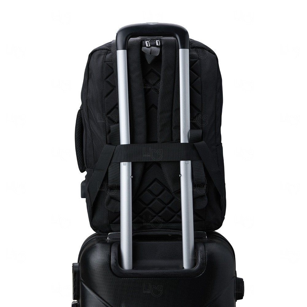 Mochila de Nylon 20L com USB Personalizada 