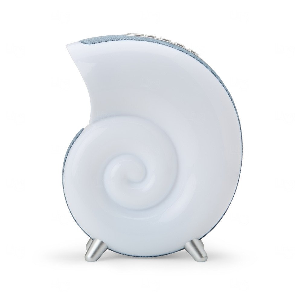 Caixa de Som Personalizada Caracol Azul Transparente