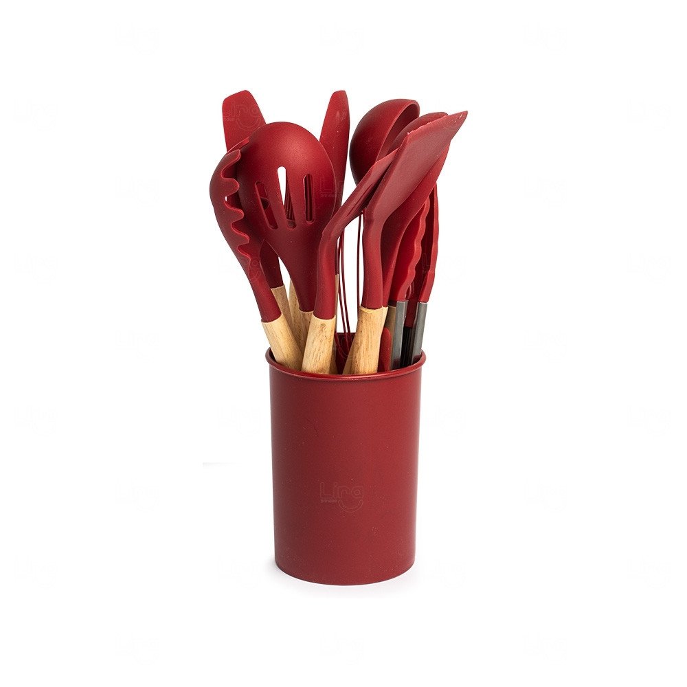 Kit com 12 Utensílios de Cozinha Personalizado 