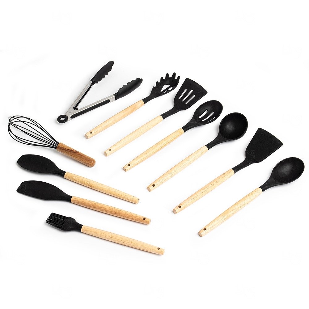 Kit com 12 Utensílios de Cozinha Personalizado 