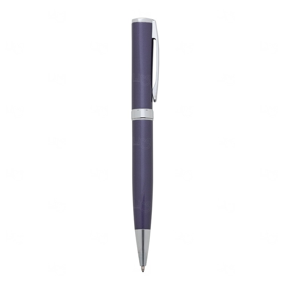 Caneta Metálica Personalizada Roxo