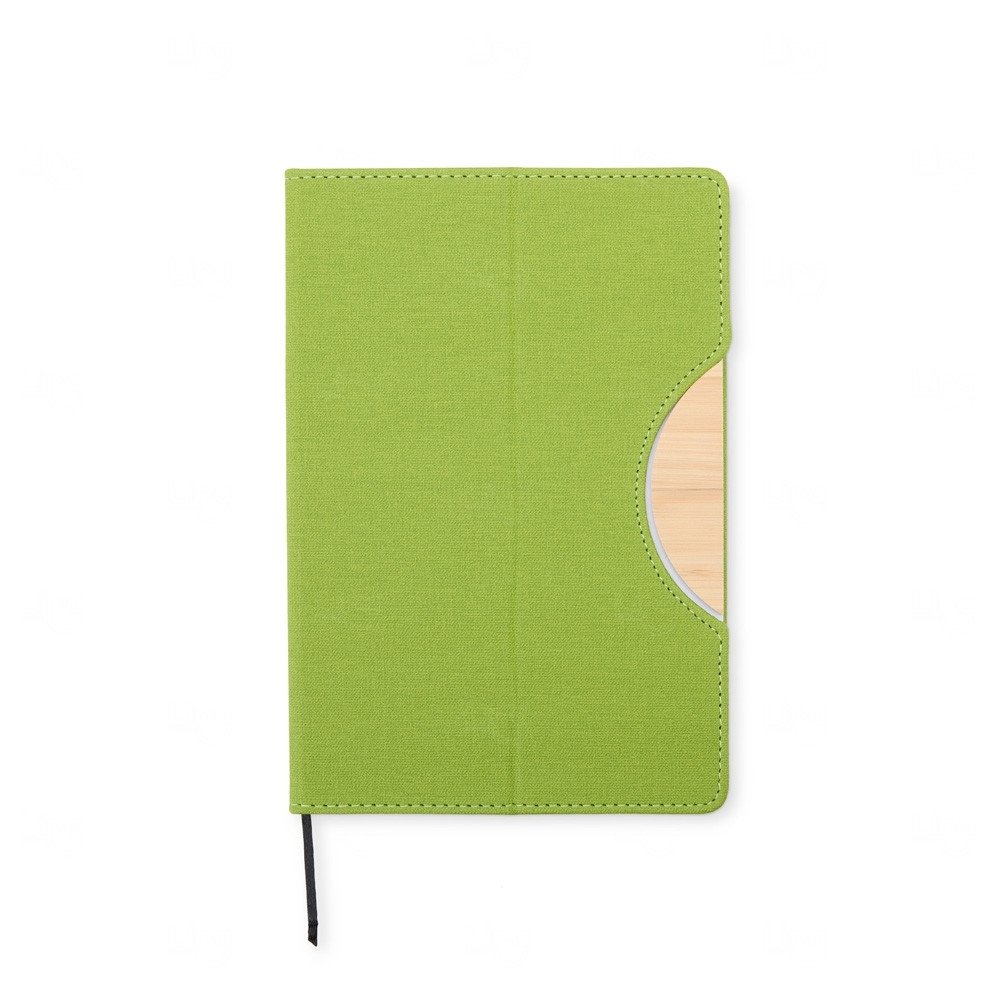 Moleskine com Suporte de Celular Personalizado - 21 x 14,3 cm Verde