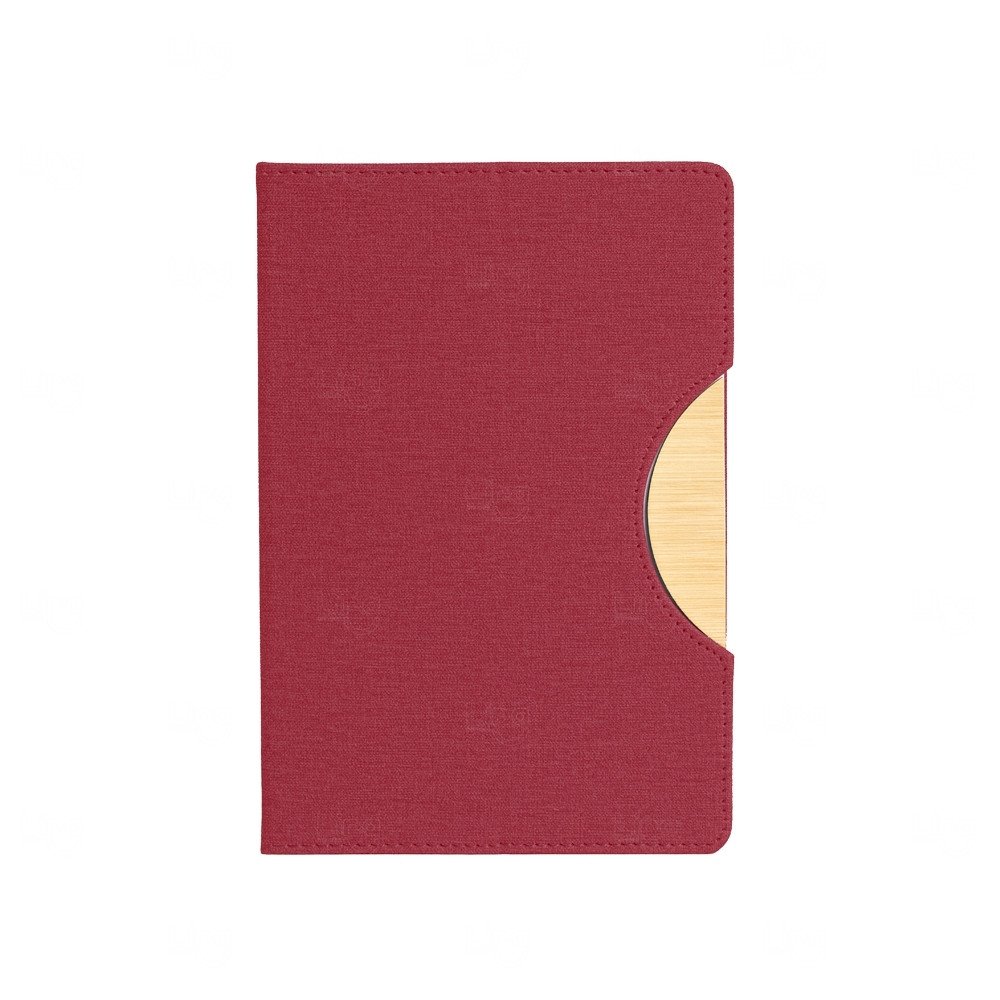 Moleskine com Suporte de Celular Personalizado - 21 x 14,3 cm Vermelho