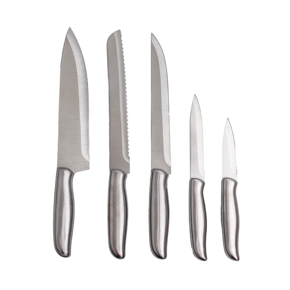 Kit Facas Inox Personalizado - 5 Pçs 