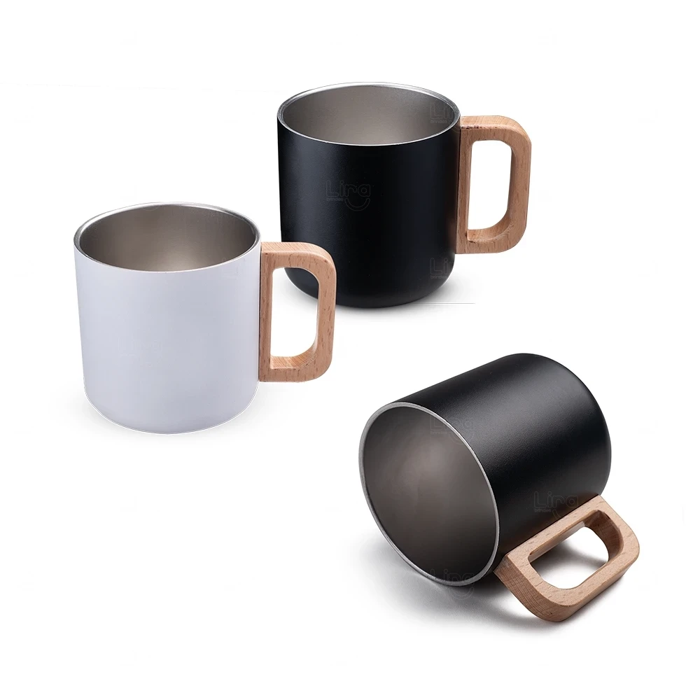 Caneca Térmica Inox 400ml Personalizada 