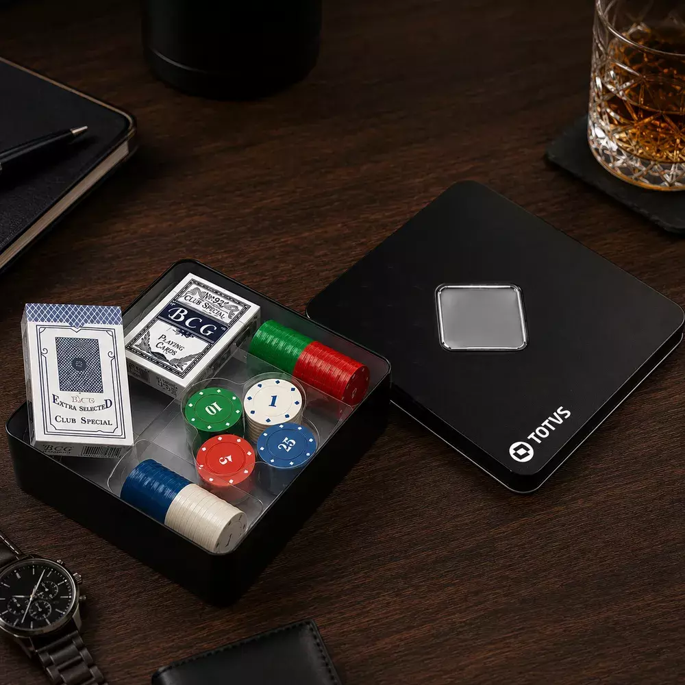 Kit Poker com 100 Fichas Personalizado 