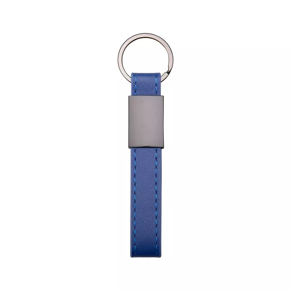 Chaveiro de Couro Sintético e Metal Personalizado 