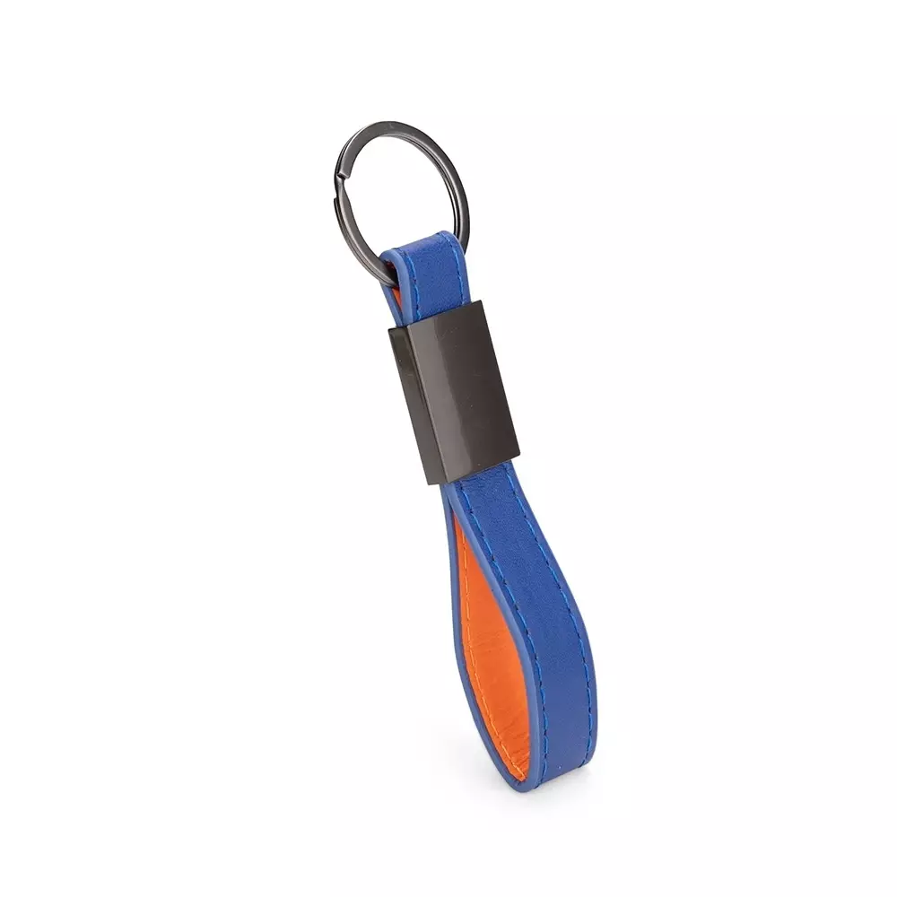 Chaveiro de Couro Sintético e Metal Personalizado 