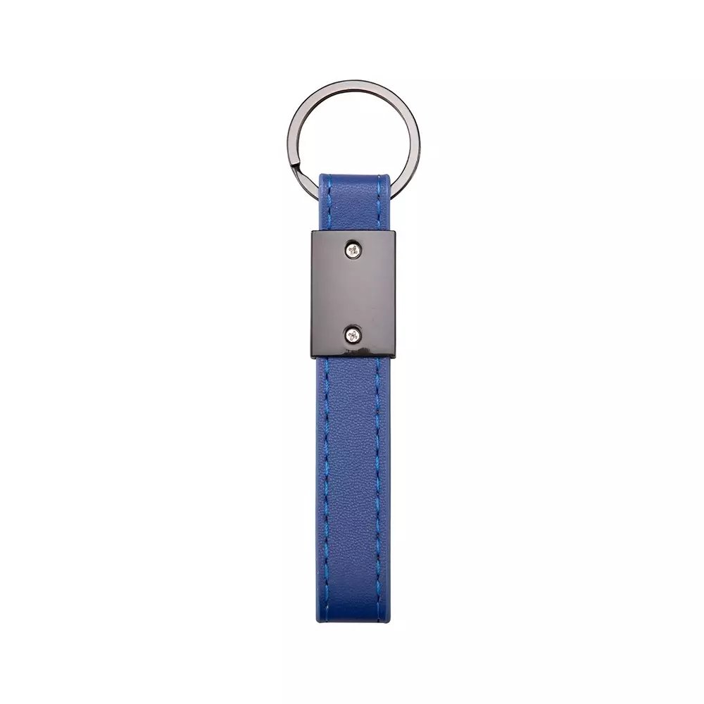 Chaveiro de Couro Sintético e Metal Personalizado 
