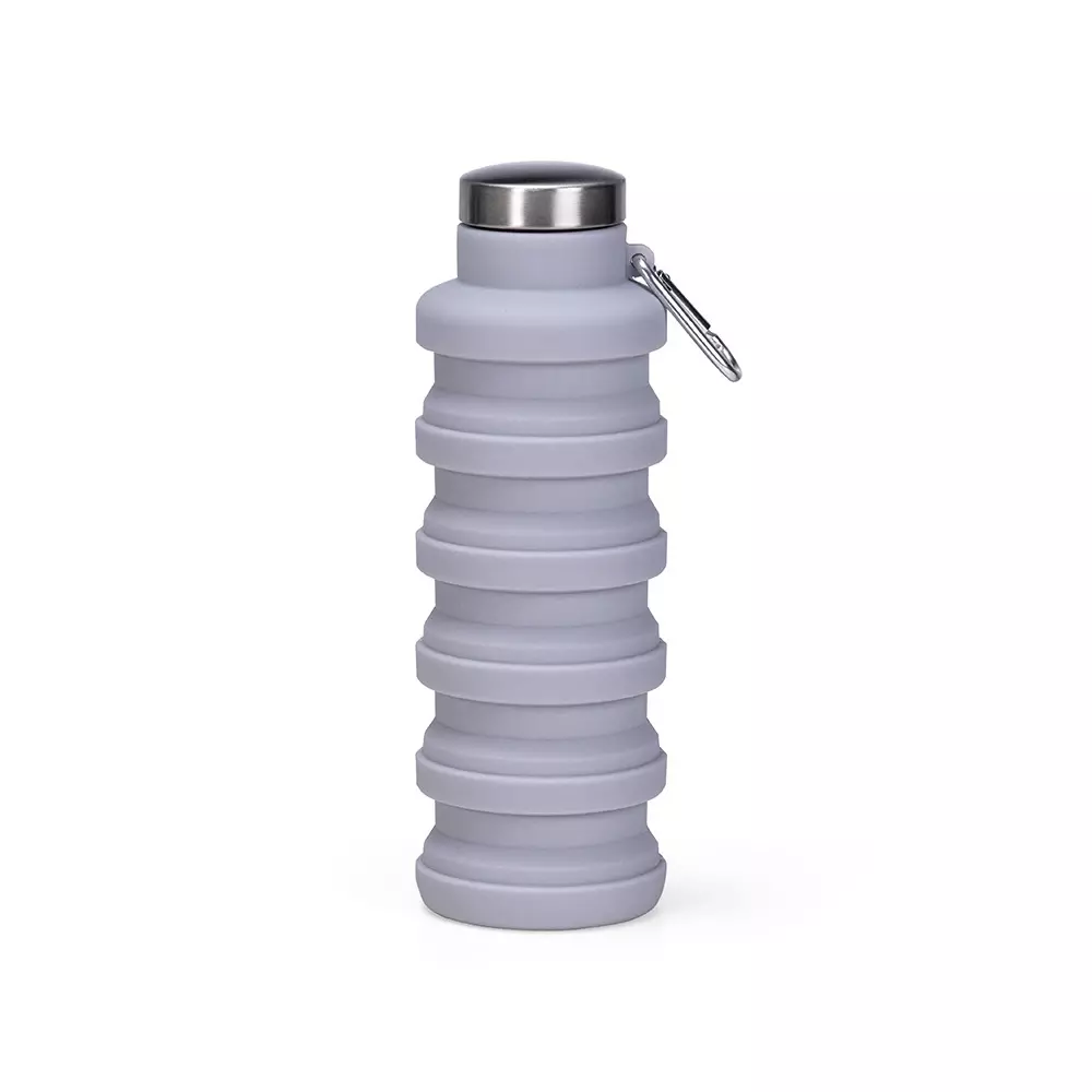 Garrafa Retrátil Silicone 500ml Personalizada 