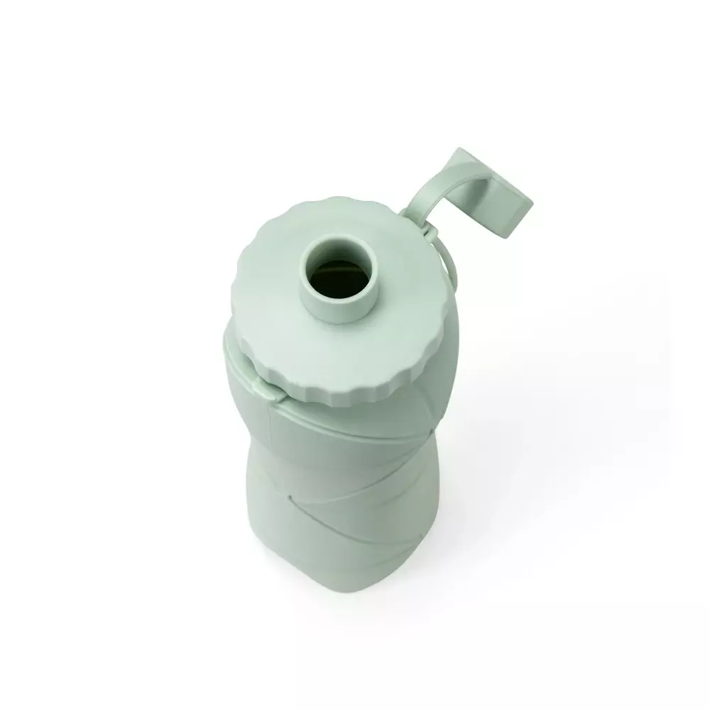 Garrafa Dobrável Silicone 600ml Personalizada 