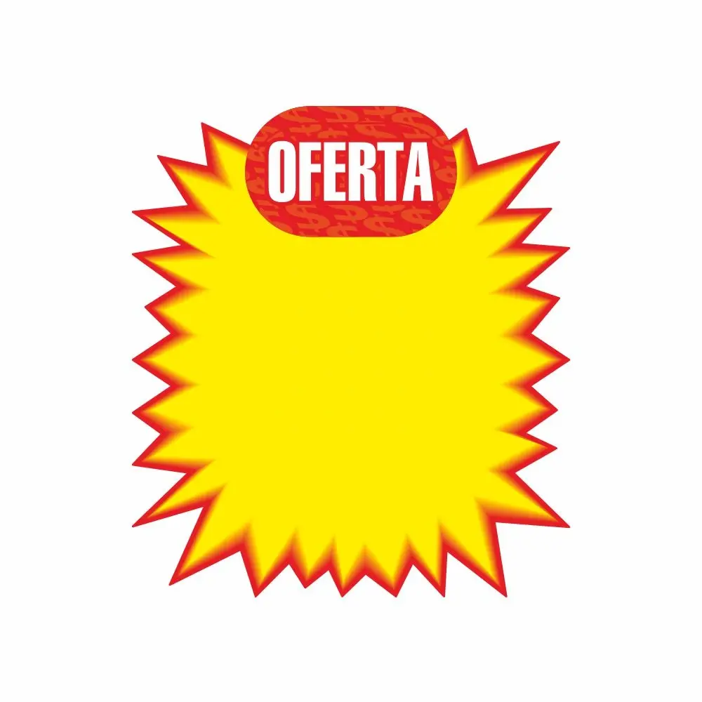 Splash com Corte Oferta 20x23cm – 100 Unidades 