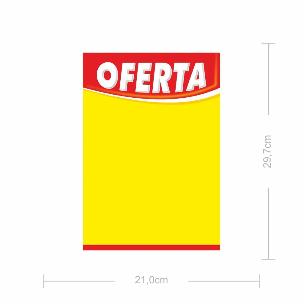 Cartaz para Impressora A4 Personalizado – 500 Unidades 